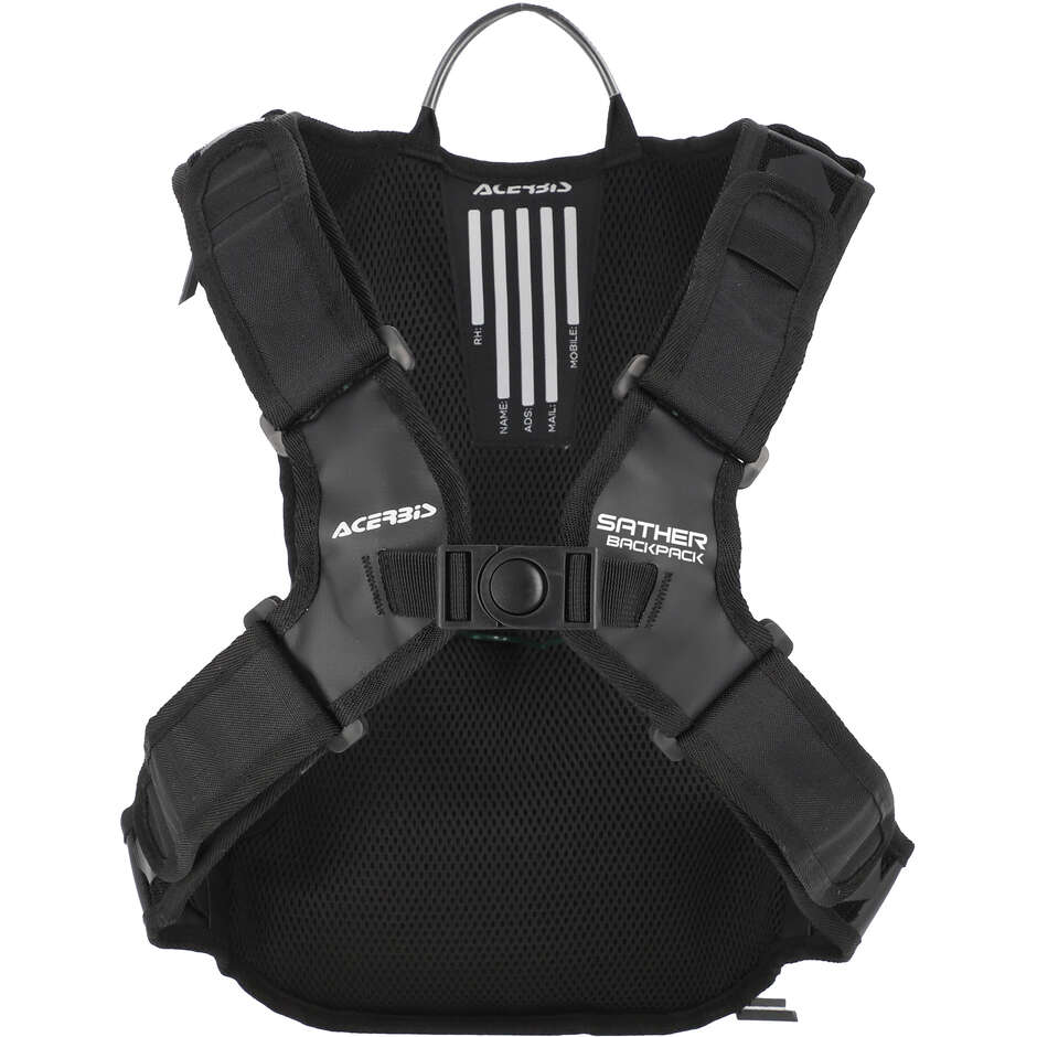Zainetto Moto Acerbis Sather Logo Nero