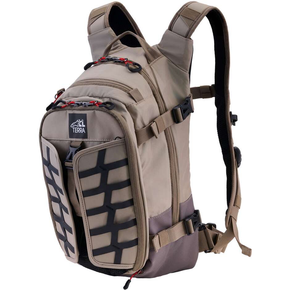 Zaino AT-15 BACK PACK Noce Alluminio taglia unica