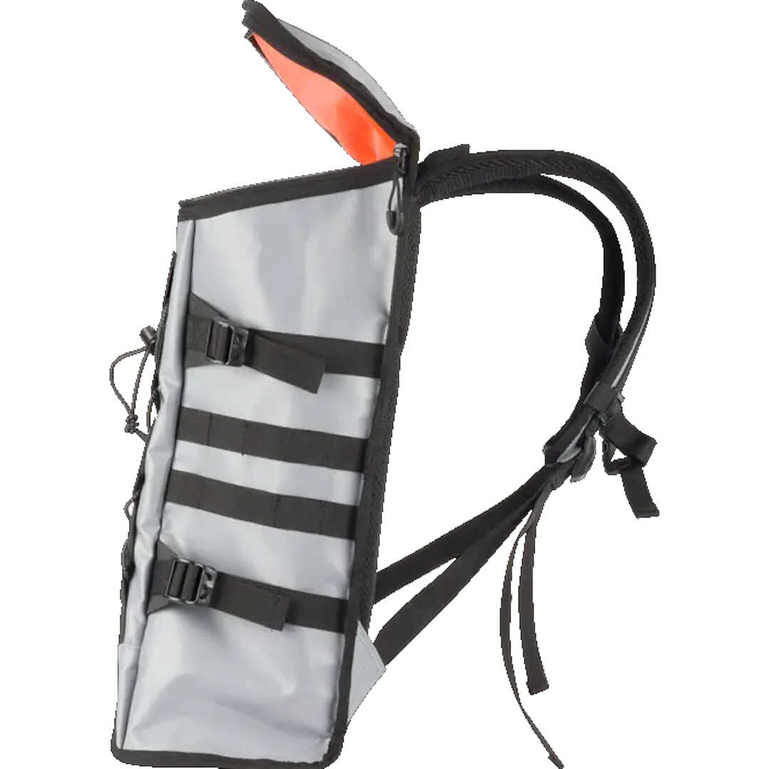 InTempo Zaino Sacco Flash Catarifrangente Grigio - 30x50x20 Cm, Con Tasca Imbottita Per PC 15"