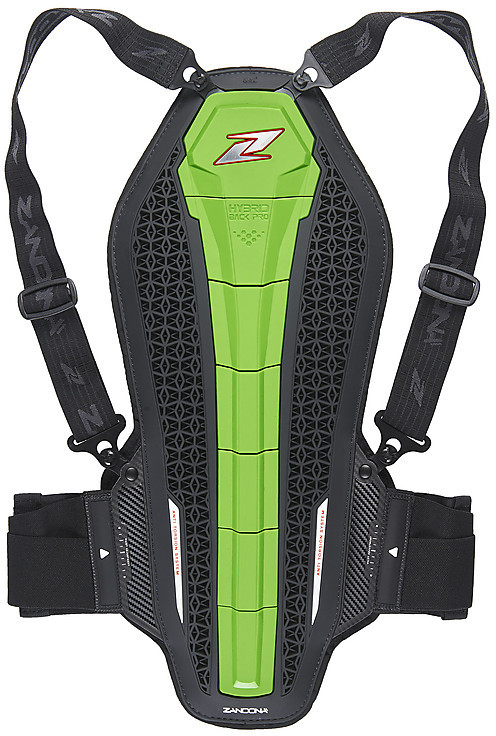 Zandonà NETCUBE BACK PRO X7 XL - Leichter Rückenprotektor Level 2 (EN 1621-2), 20 Mm Dick, 650 G, Atmungsaktiv - Made In Italy