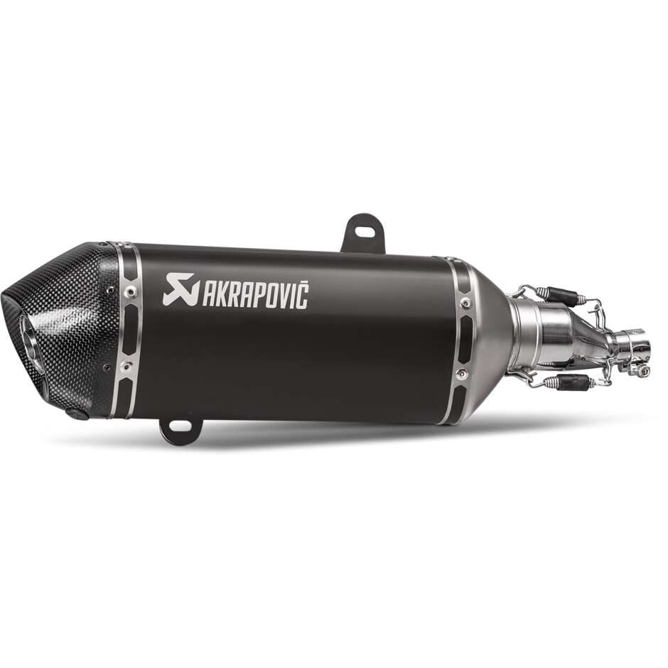 Échappement Akrapovic S-VE125SO1-HZBL Slip-On spécifique pour PIAGGIO Vespa GTS125 ie ABS (17-20) GTS150 ie ABS (17-19)
