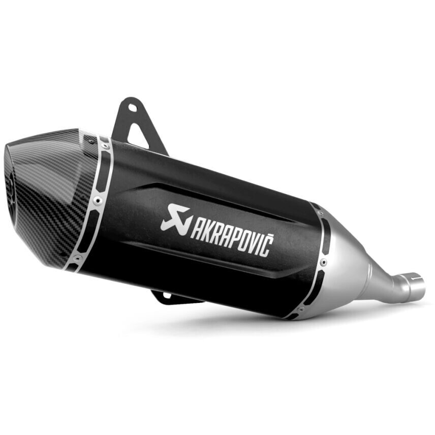 Échappement Akrapovic S-VE125SO5-HWSSBL Slip-On pour PIAGGIO Vespa 125 Primavera (24-26)