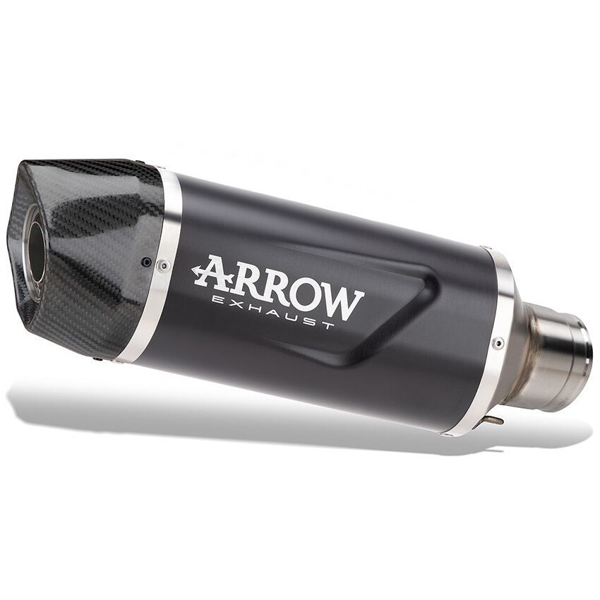 Échappement Arrow Indy Race EVO en aluminium foncé avec embout de carburateur pour Kove 800X Pro (24)