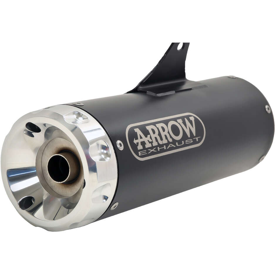 Échappement Arrow Rebel avec embout en aluminium poli Yamaha XSR 700 (21-24)