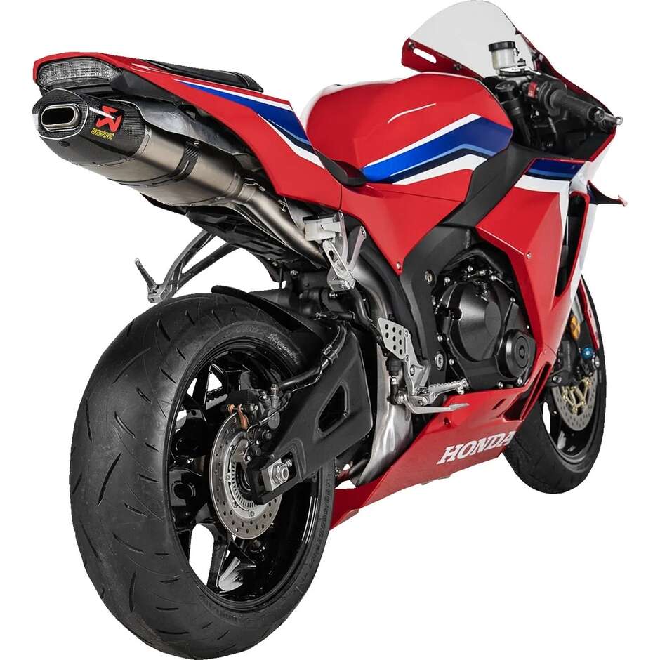 Échappement complet Akrapovic Evolution Line Street S-H6E5-ACT pour Honda CBR 600 RR (13-26)