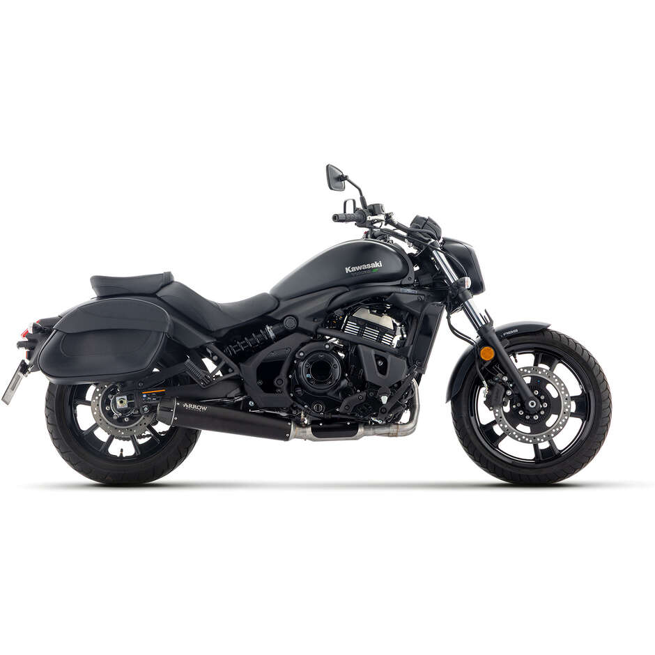 Échappement complet Arrow Rebel avec embout arrière en carbone pour Kawasaki Vulcan S 650 (25-26)