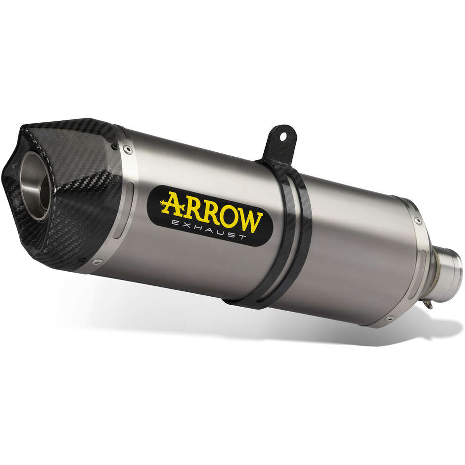 Échappement en titane Arrow Race-Tech avec embout de carburateur pour Kymco XCITING 400i (12-16)