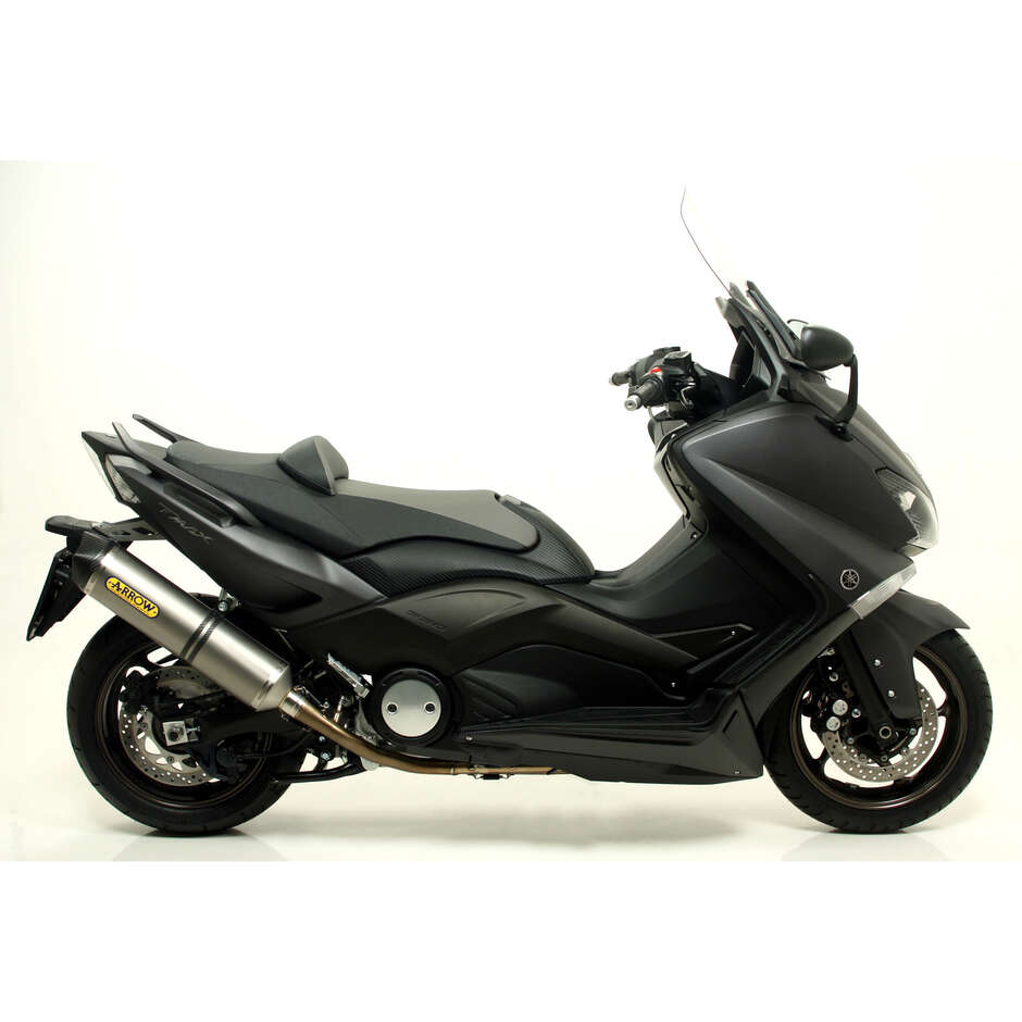 Échappement en titane Arrow Race-Tech avec embout de carburateur pour Yamaha TMAX 500 (08-11) / TMAX 530 (12-16)