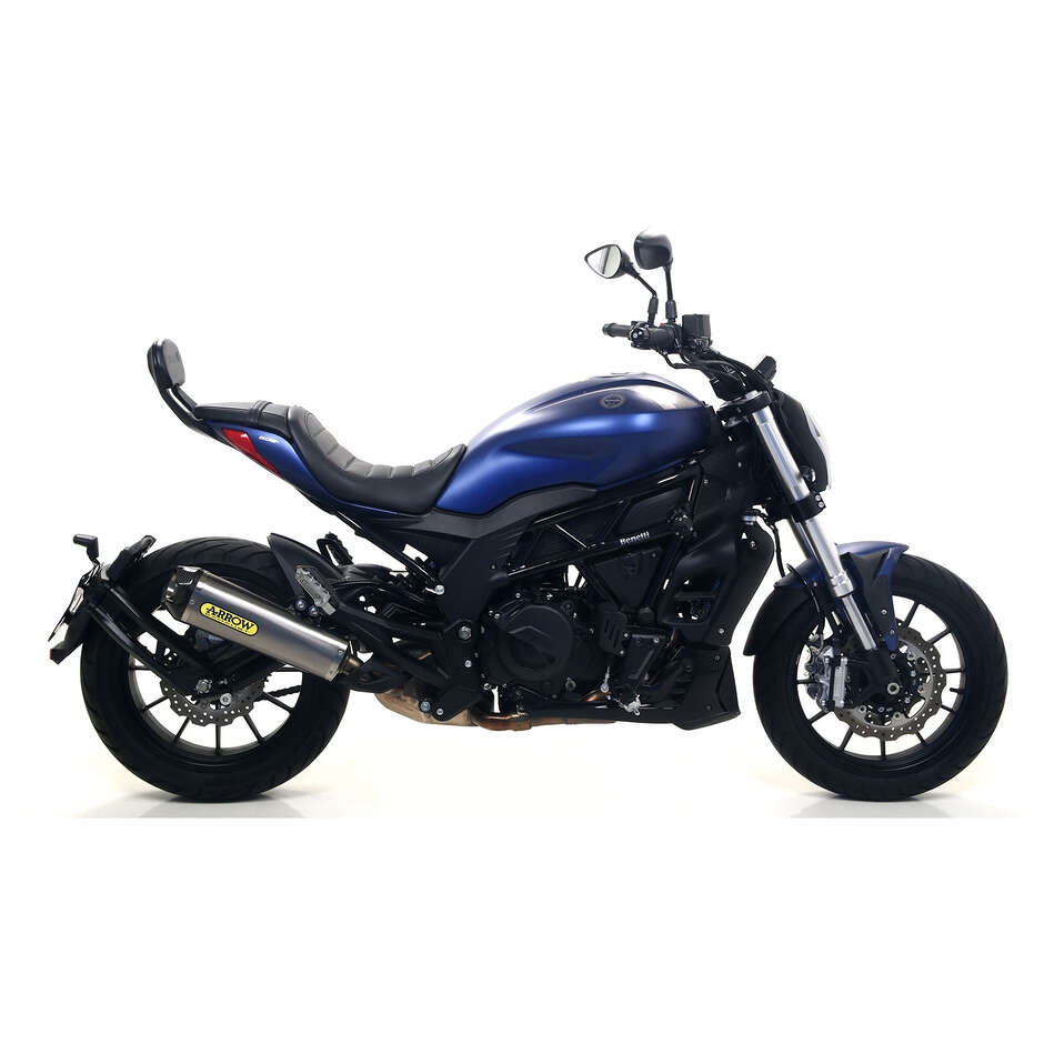 Échappement en titane Arrow Works avec embout de carburateur pour Benelli 502 C (19-20)