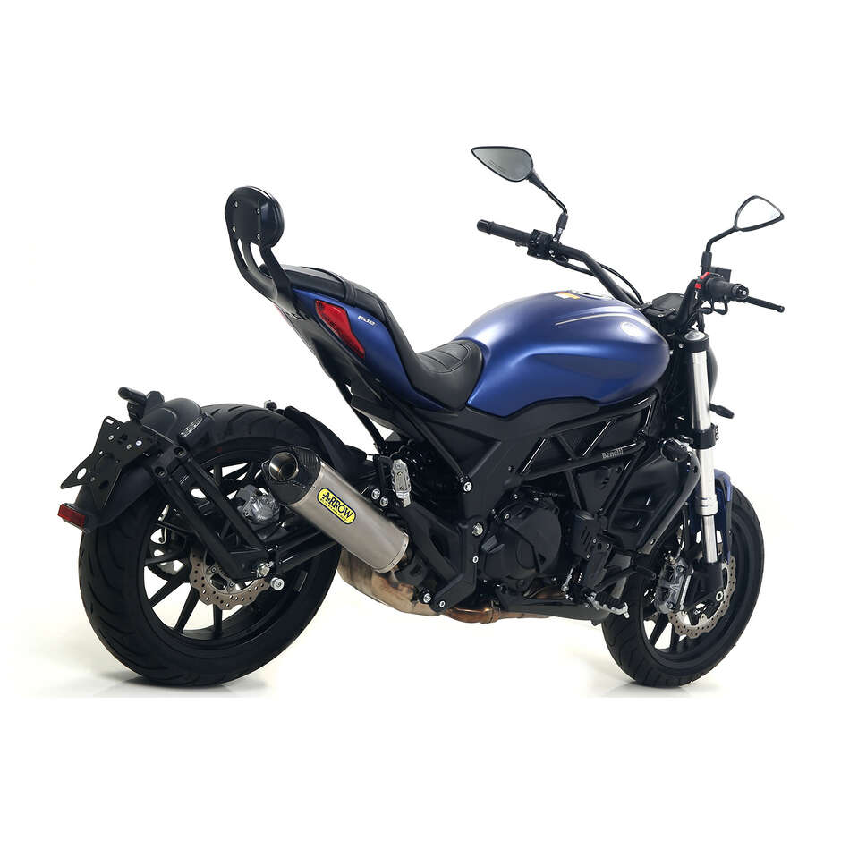 Échappement en titane Arrow Works avec embout de carburateur pour Benelli 502 C (19-20)