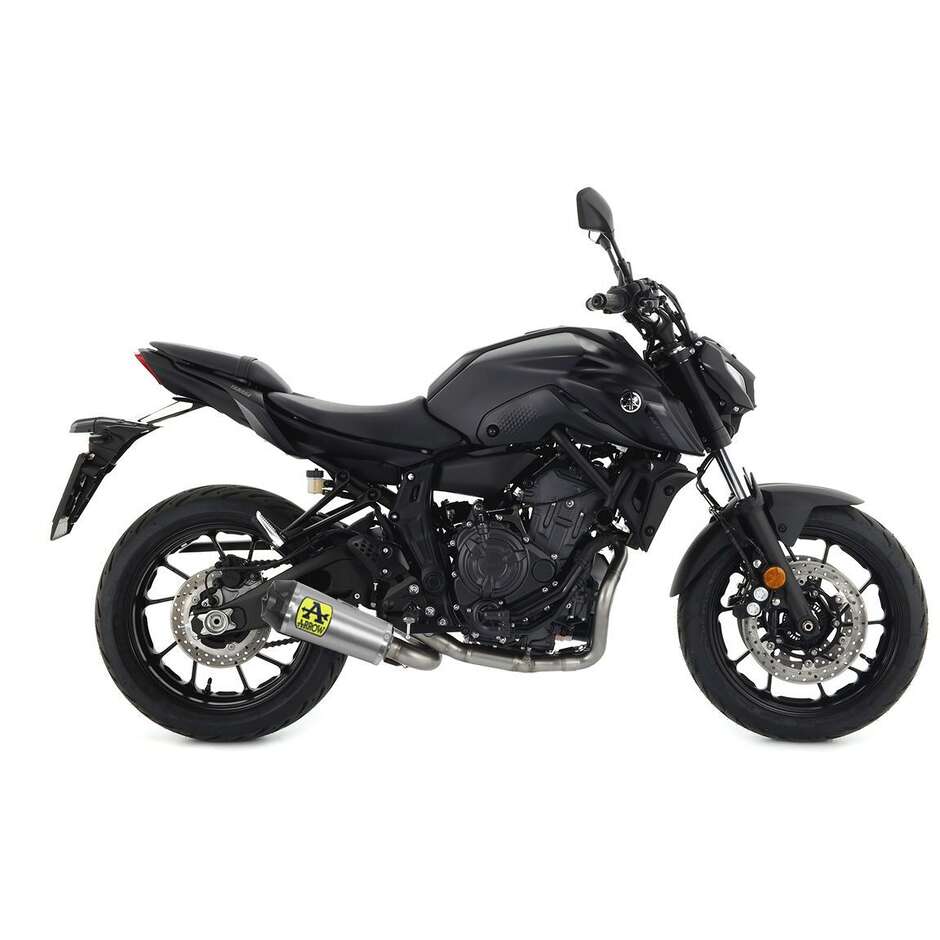 Échappement en titane Arrow Works avec embout de carburateur pour Yamaha MT-07 (21-24) / TRACER 700 (20-24)
