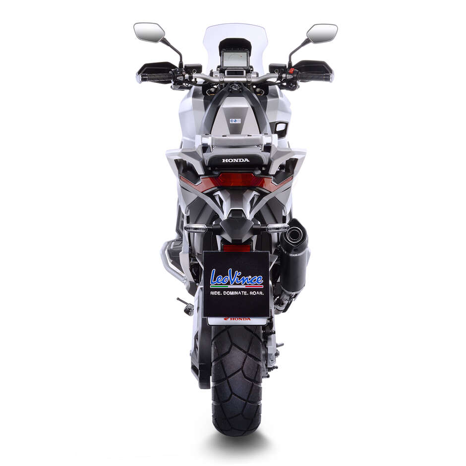 Échappement Slip-On Leovince 14046 BLACK spécifique pour HONDA X-ADV (17-24) ; FORCE 750 (21-24)