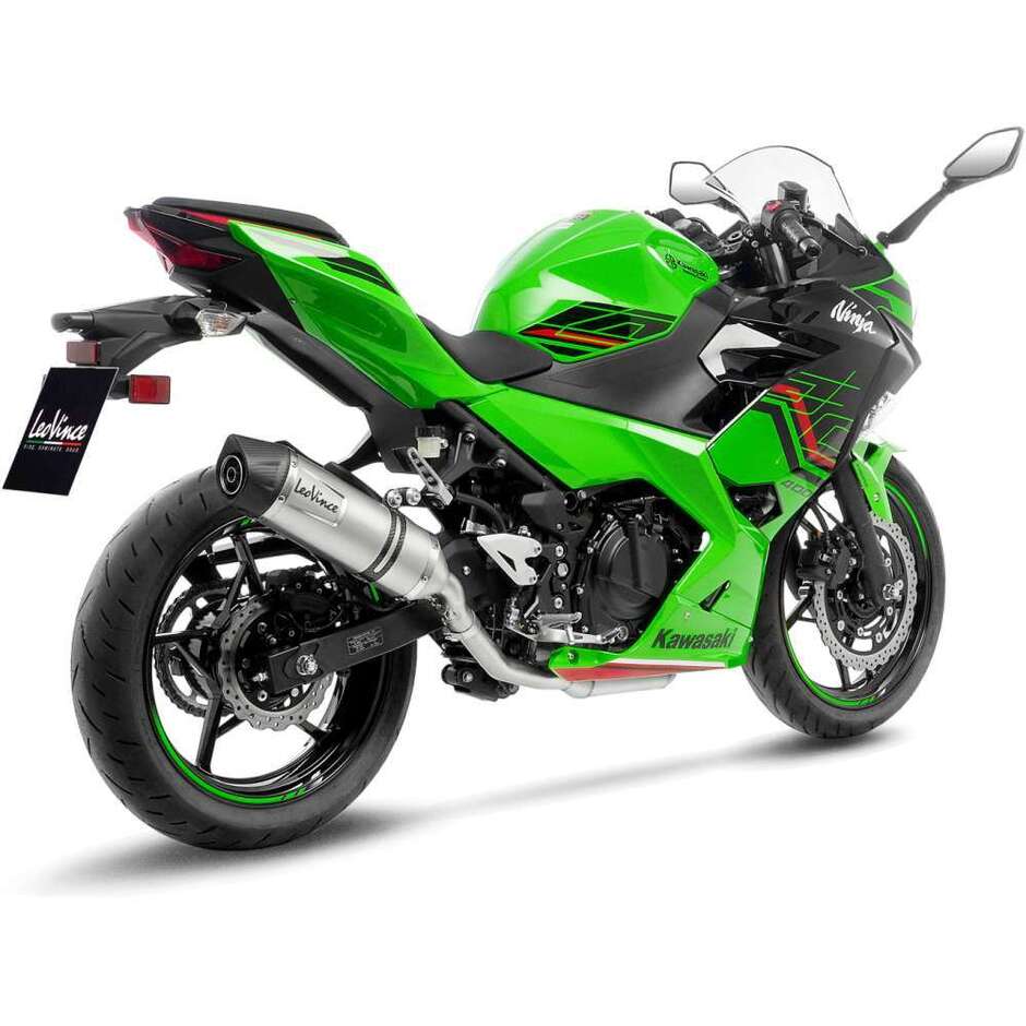 Échappement Slip-On Leovince 14259E LV ONE EVO spécifique pour KAWASAKI Ninja500/SE - Z500/SE (24-25) ; Ninja400 (18-23); Z400 (19-23)