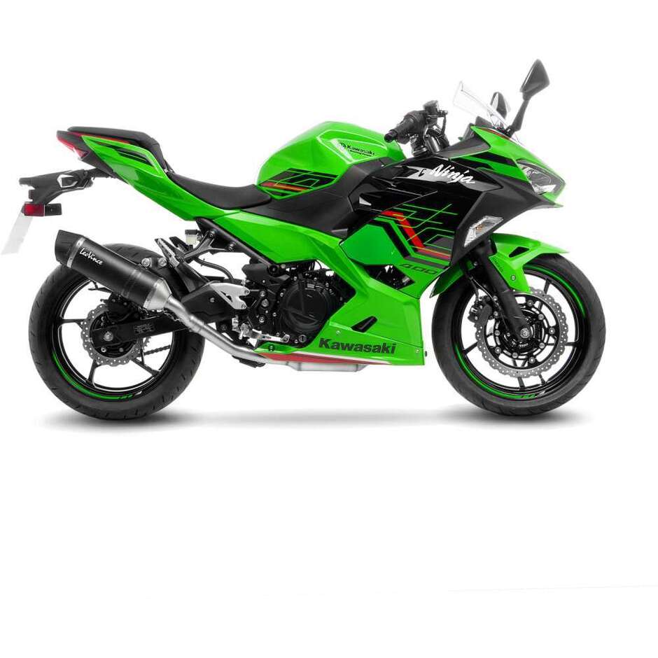 Échappement Slip-On Leovince 14260E LV ONE EVO CARBON FIBER spécifique pour KAWASAKI Ninja500/SE - Z500/SE (24-25) ; Ninja400 (18-23); Z400 (19-23)