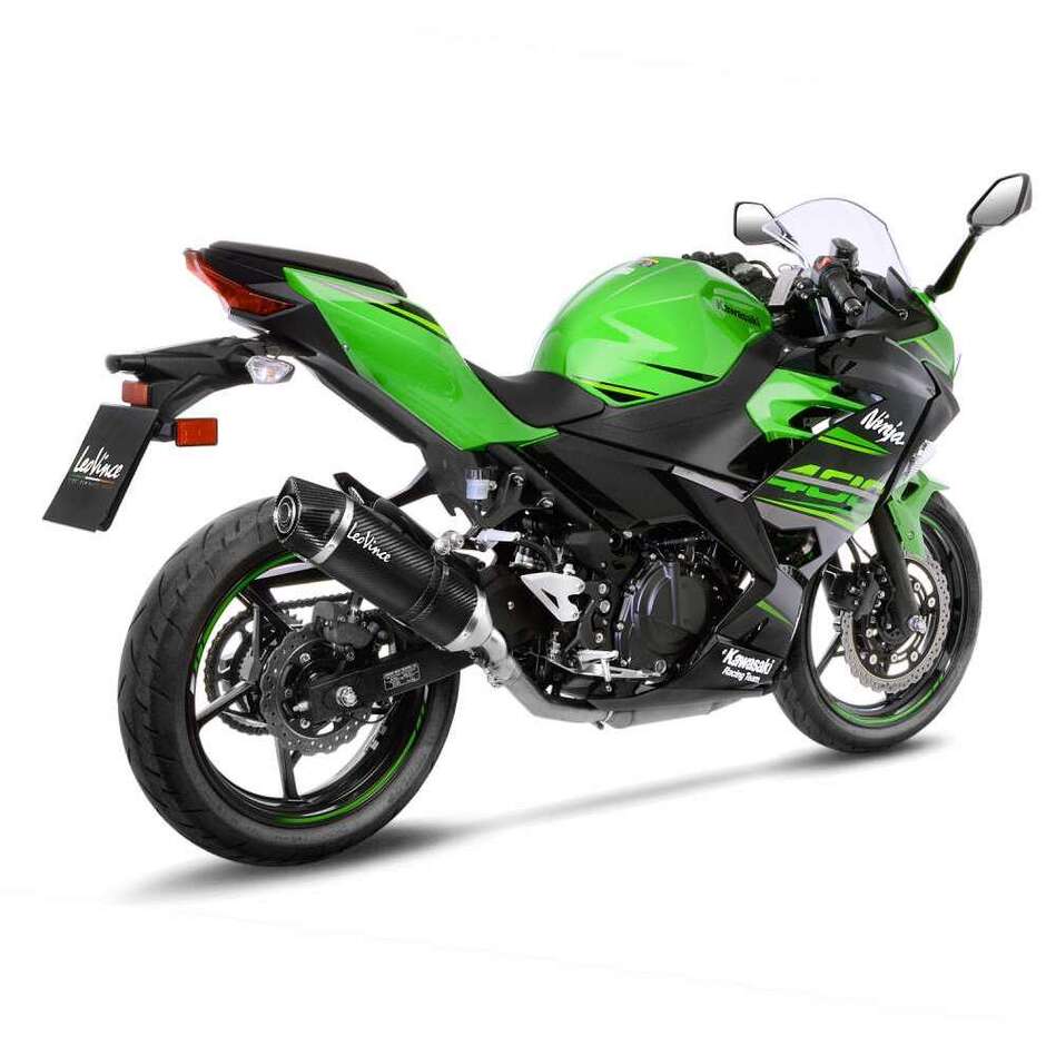 Échappement Slip-On Leovince 14260E LV ONE EVO CARBON FIBER spécifique pour KAWASAKI Ninja500/SE - Z500/SE (24-25) ; Ninja400 (18-23); Z400 (19-23)