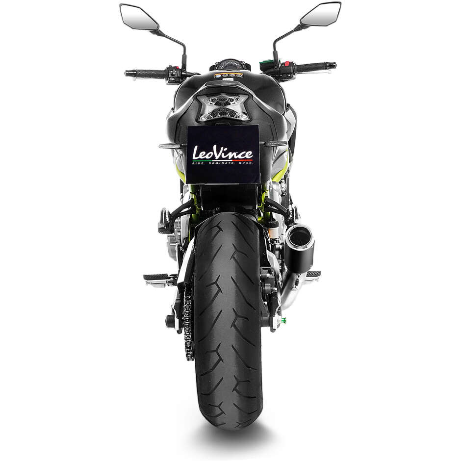 Échappement Slip-On Leovince 15402BU CORSA BLACK EDITION spécifique pour KAWASAKI Z900 (17-19) ; Z900A2 (18-24)