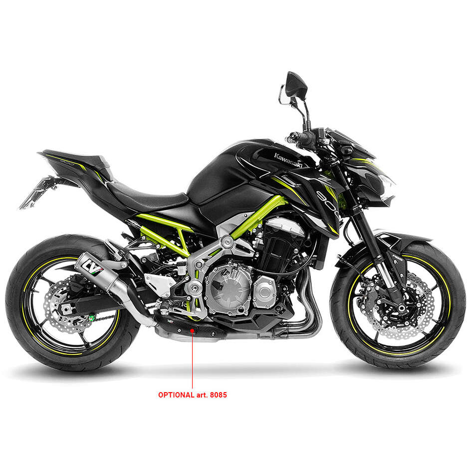 Échappement Slip-On Leovince 15402TU LV CORSA TITANIUM spécifique pour KAWASAKI Z900 (17-19) ; Z900A2 (18-24)