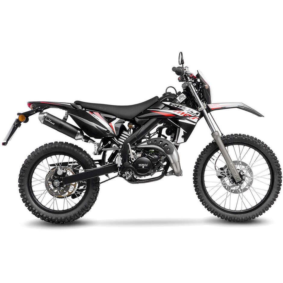 Échappement Slip-On Leovince 17003 X-FIGHT Fibre de carbone Spécifique pour RIEJU MRT 50 / MRT 50 PRO / MRT 50 SM PRO (21-23)