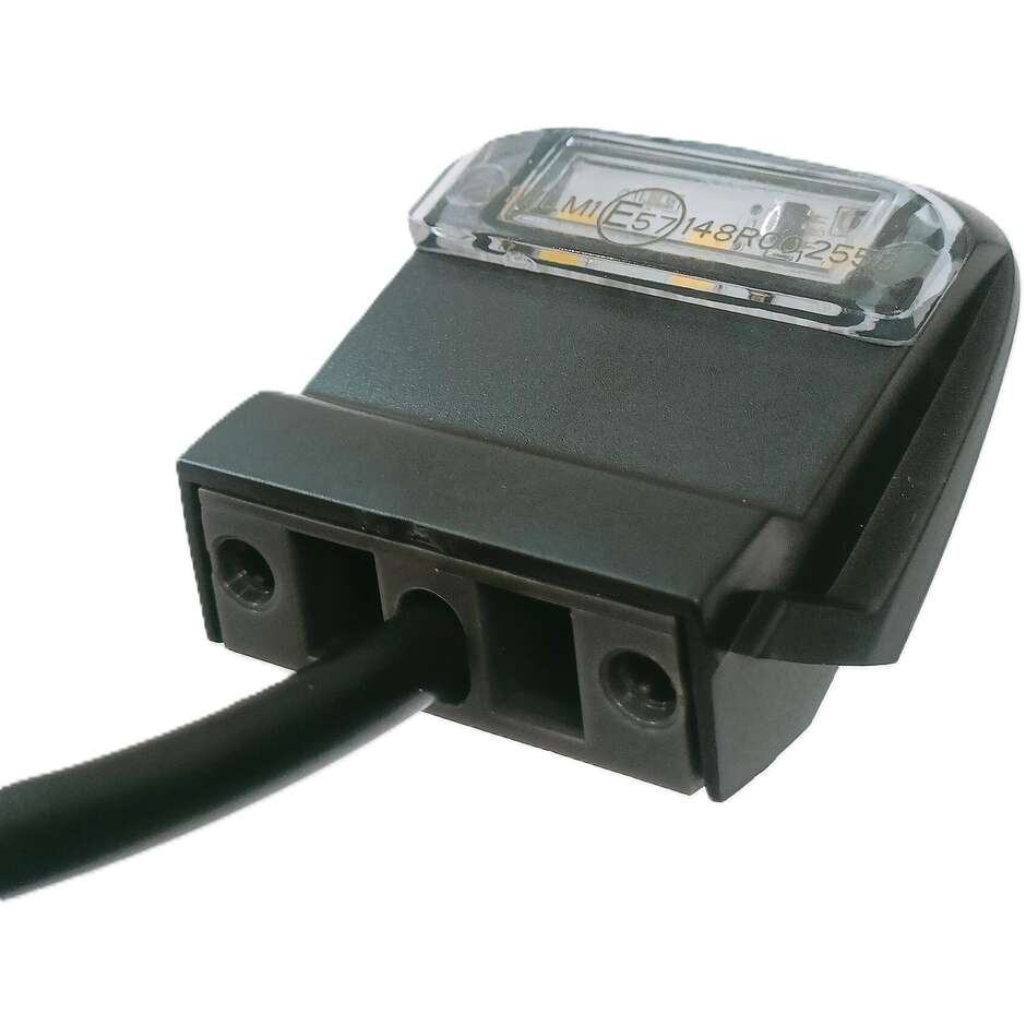 Éclairage de plaque d'immatriculation LED homologué Lightech LT012, noir