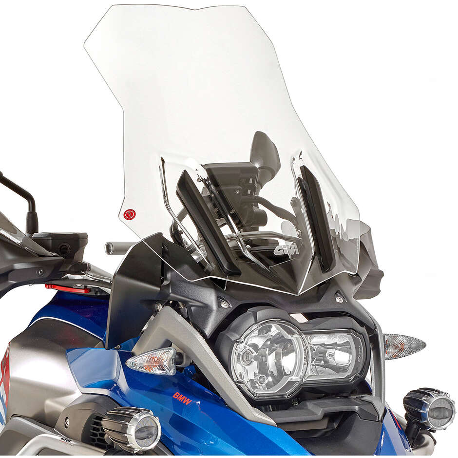 Écran transparent Givi 5124DT Pour BMW R 1200 GS (16 > 18); R 1200 GS Aventure (16 > 18) ; R 1250 GS (19 > 23) ; R 1250 GS Aventure (21 > 24)