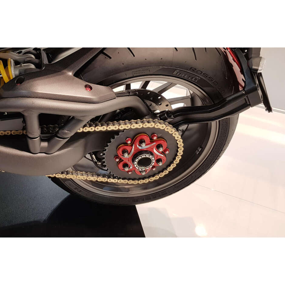 Écrou de roue arrière simple DA501 Ducati Titanium CNC Racing Titanium