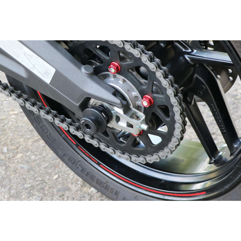 Écrous couronne DA387 M10x1,25 CNC Racing Noir