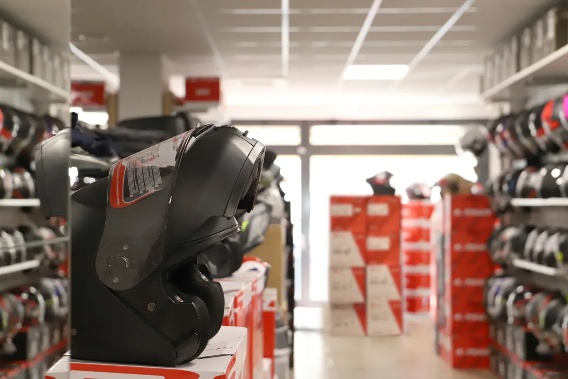 Inside the Outletmoto Florence store